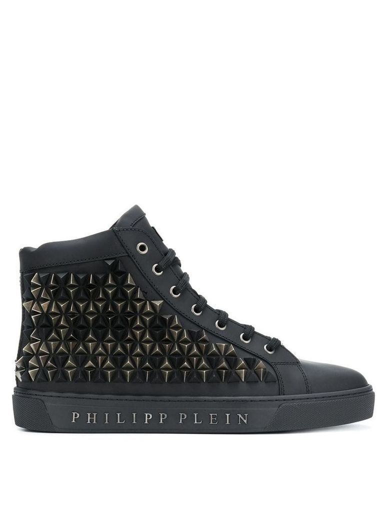 Philipp Plein studded hi-top sneakers - Black