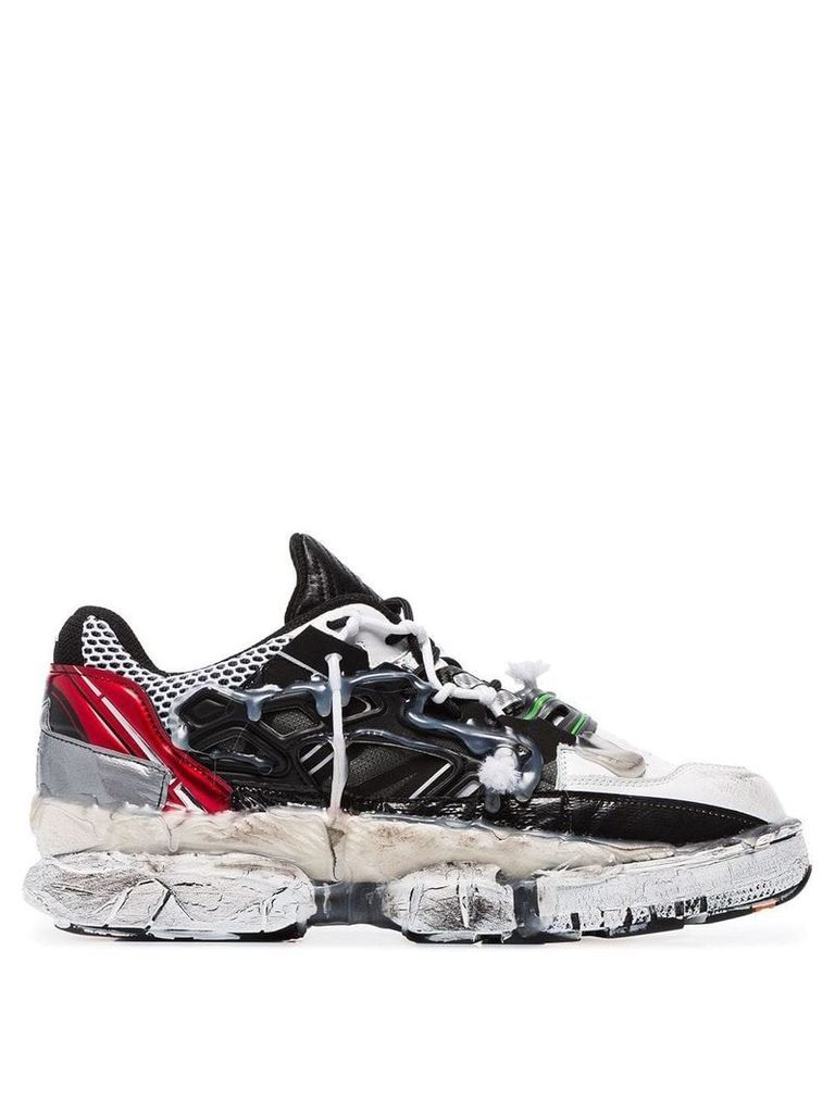 Maison Margiela Fusion reconstructed sneakers - Black