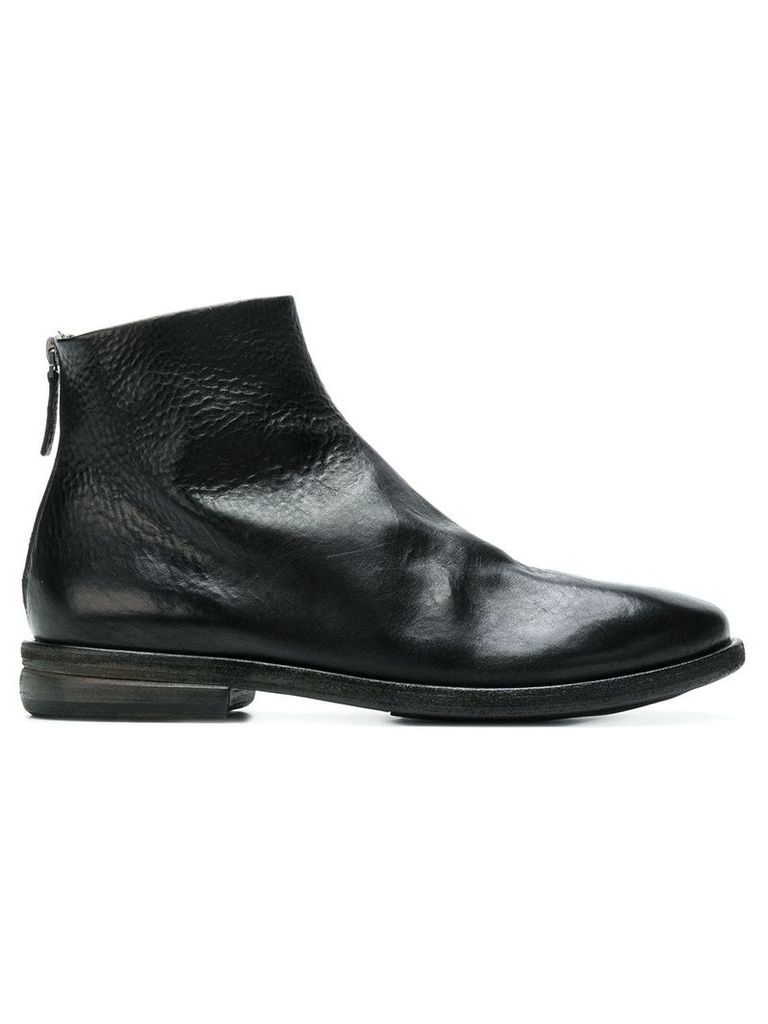 Marsèll pebbled grain boots - Black