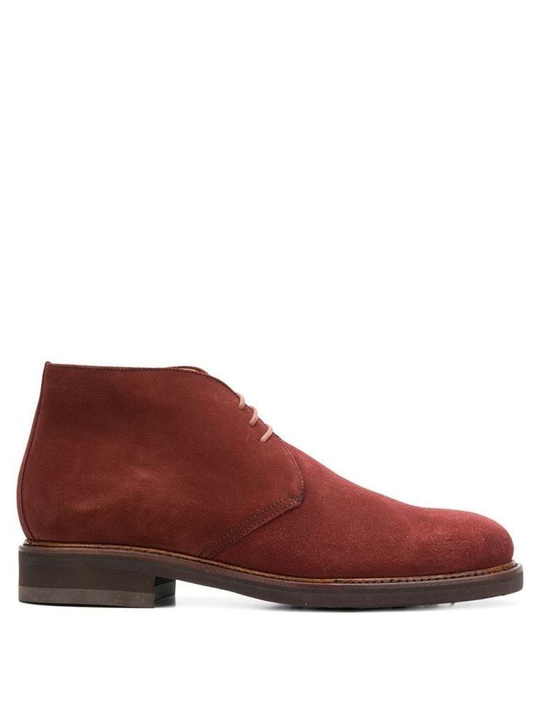 Berwick Shoes lace-up boots - Red