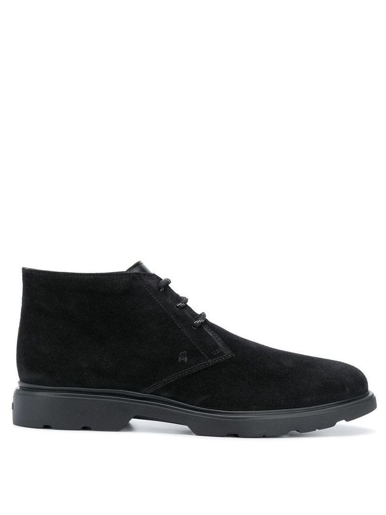 Hogan lace-up desert boots - Black