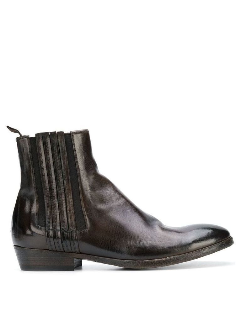 Silvano Sassetti pull-on ankle boots - Brown