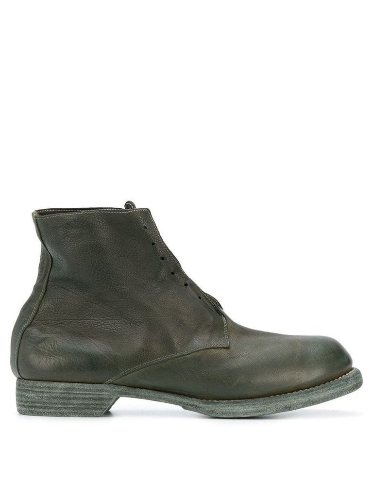 Guidi ankle length military boots - Green