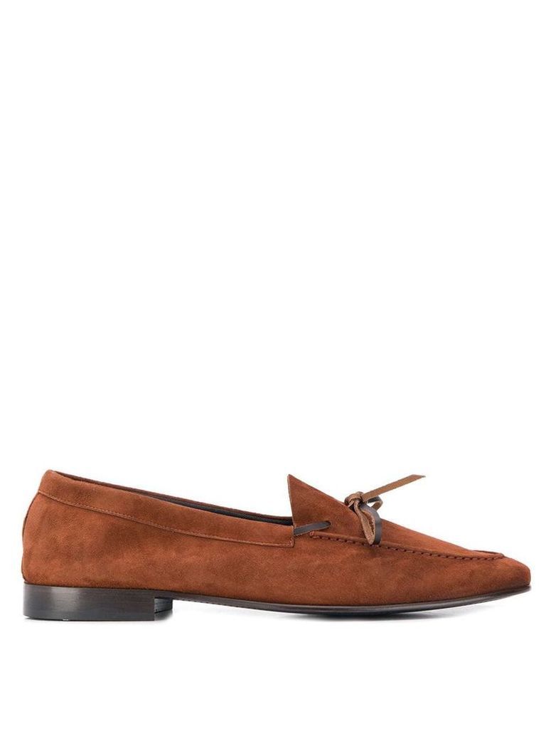 LeQarant classic slip-on loafers - Brown