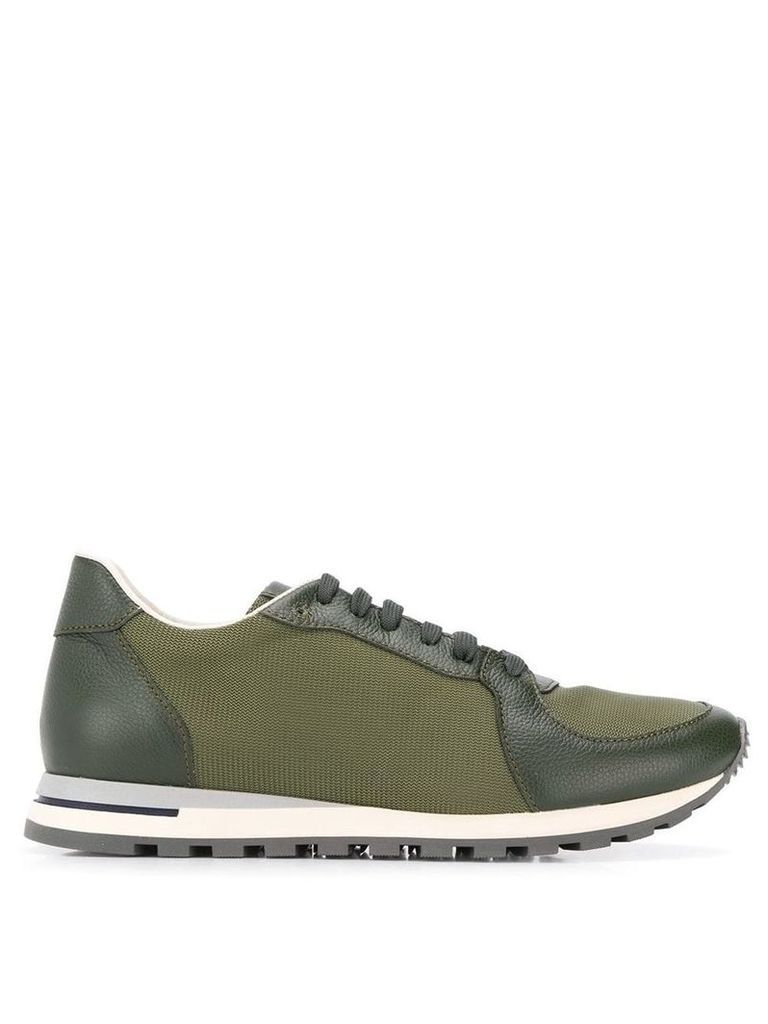 Canali lace up sneakers - Green