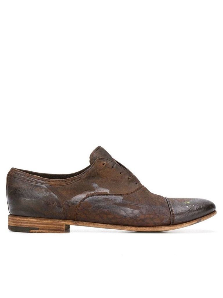 Premiata laceless oxford shoes - Brown