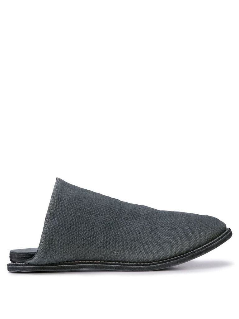 Guidi canvas slippers - Grey