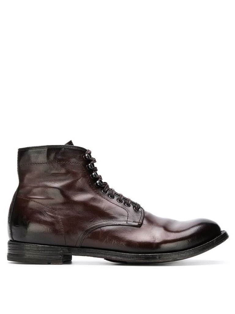 Officine Creative lace-up boots - Brown