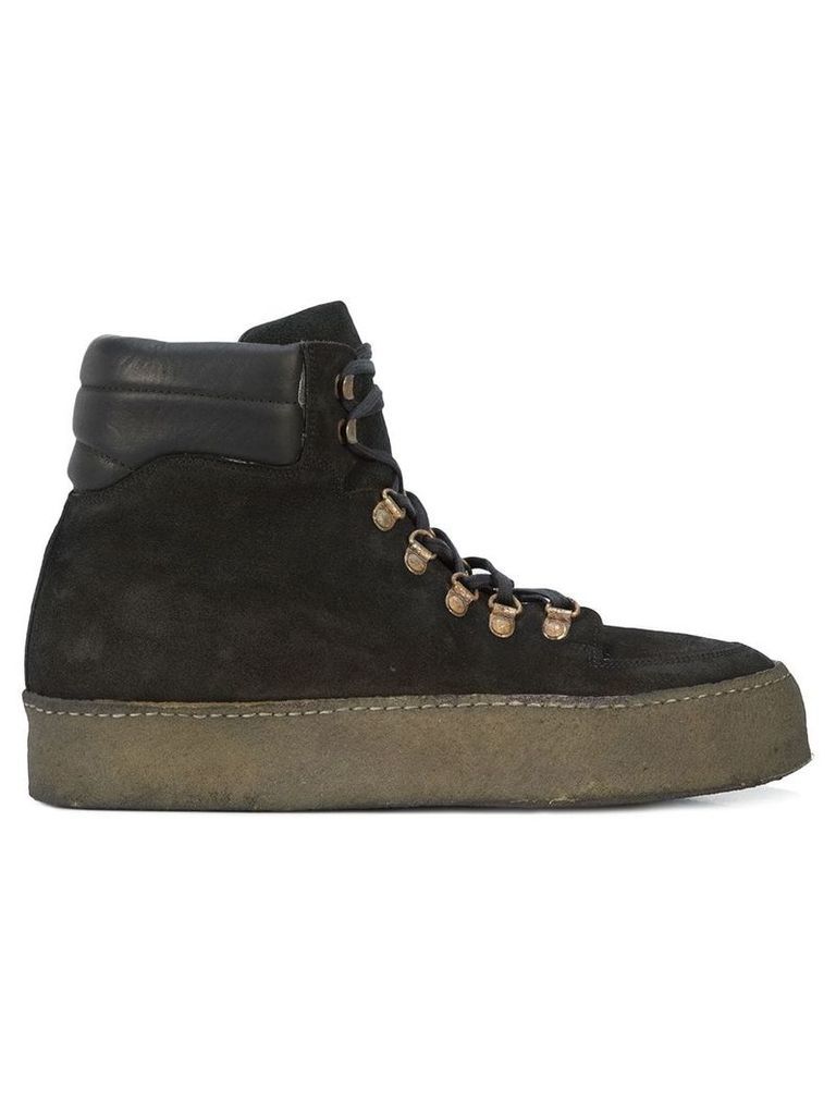 Guidi platform sole boots - Black