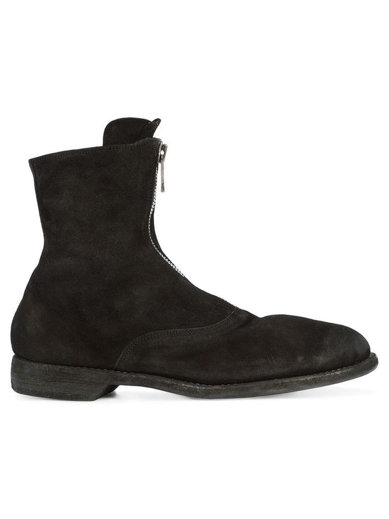 Guidi zipped ankle boots - Black
