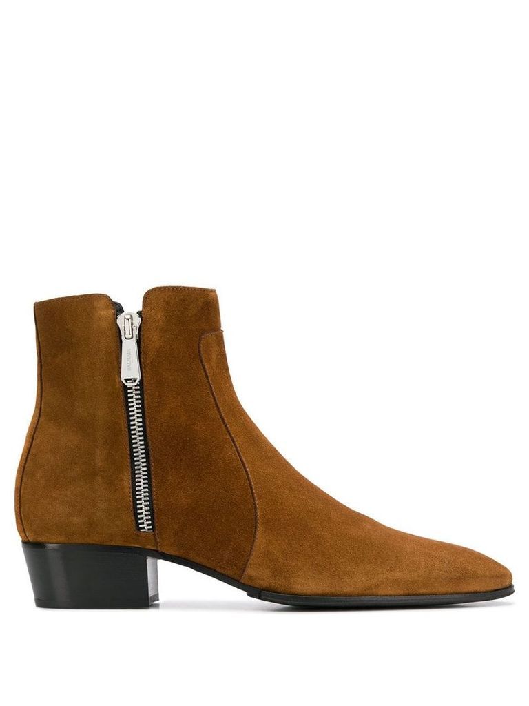 Balmain Mike ankle boots - Brown