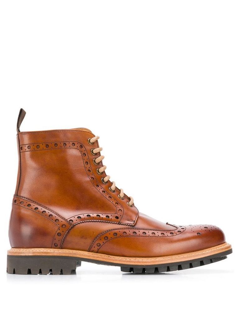 Berwick Shoes Cuero Lavato boots - Brown