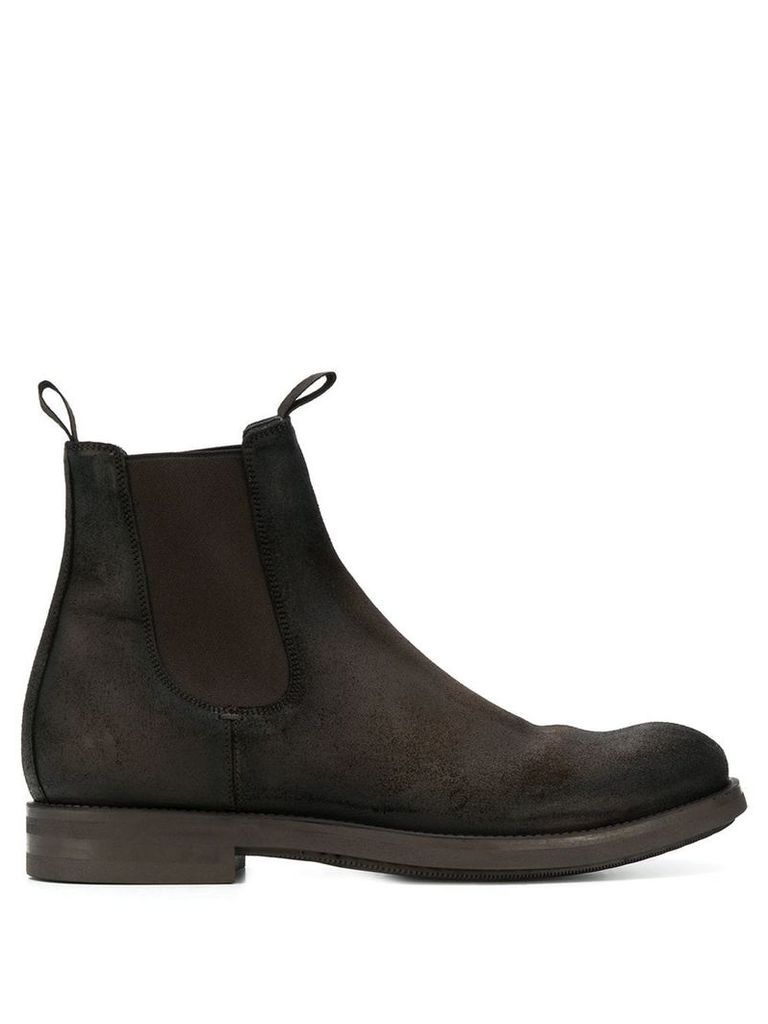 Officine Creative distressed Chelsea boots - Brown