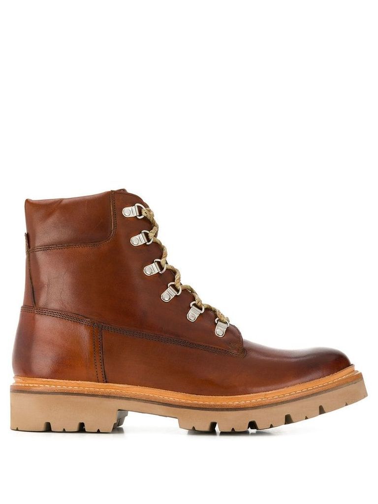 Grenson lace up boots - Brown