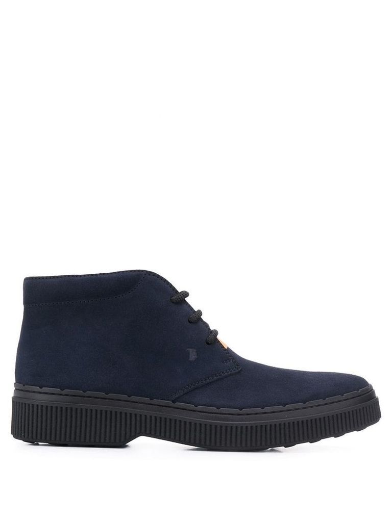 Tod's lace-up boots - Blue