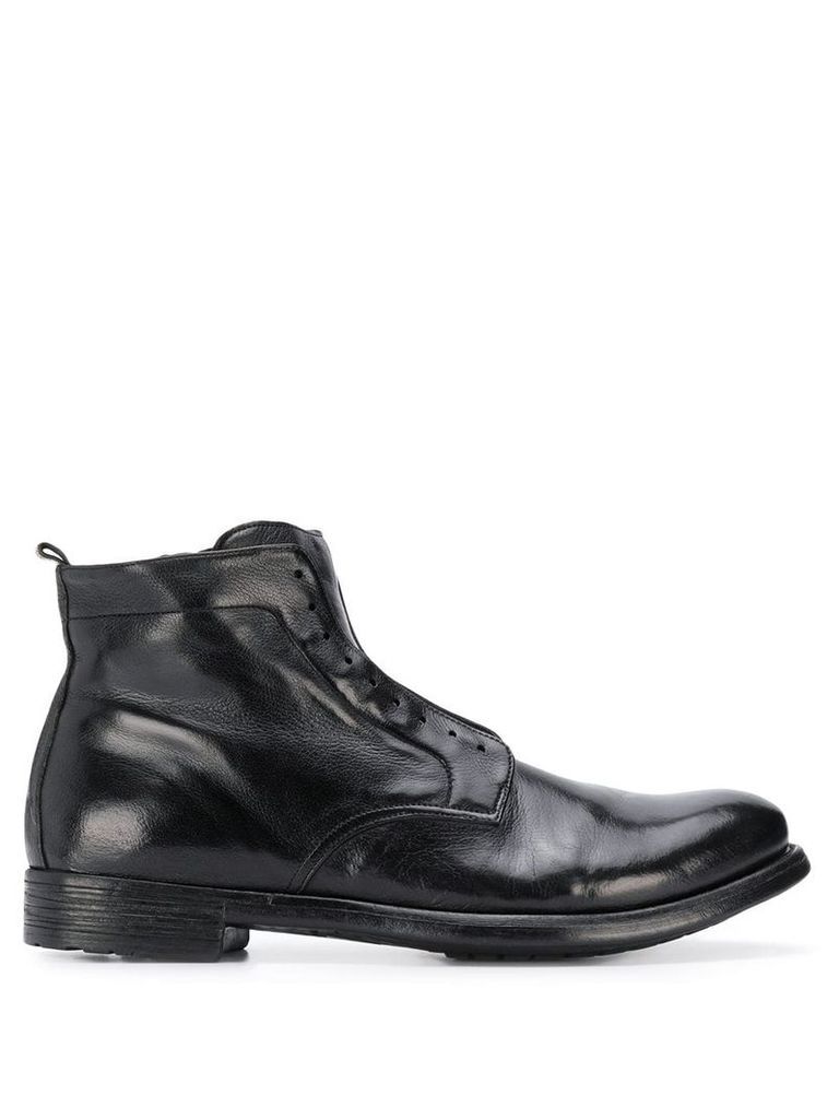 Officine Creative Hive laceless ankle boots - Black