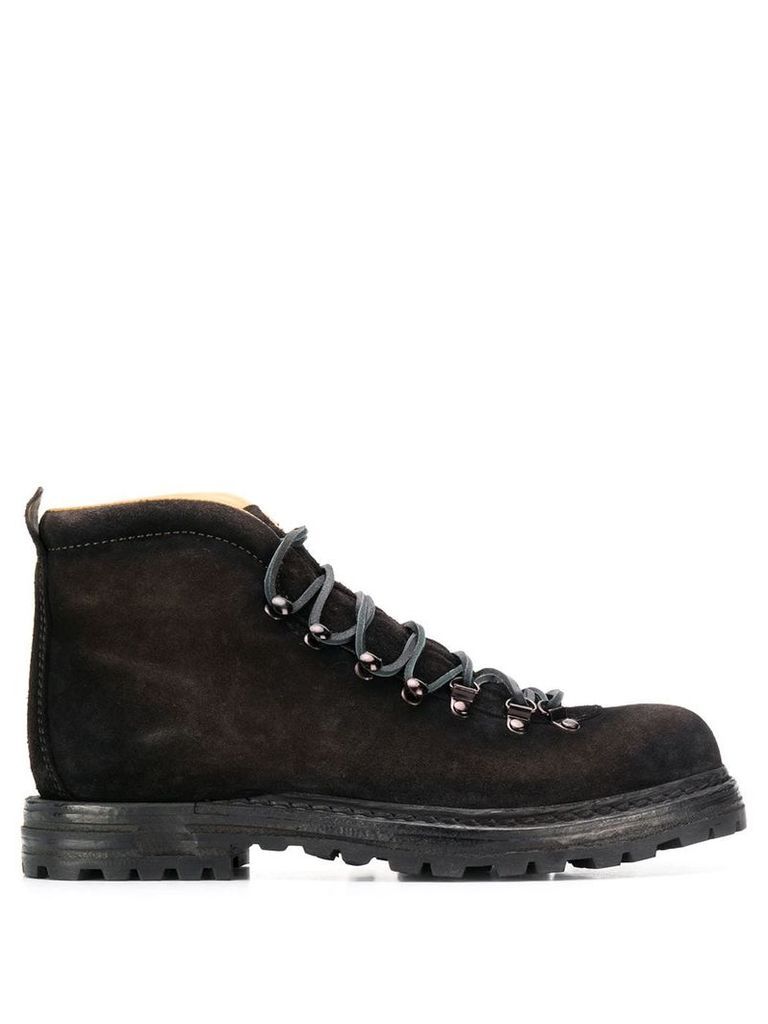 Officine Creative Hiking lace-up boots - Black