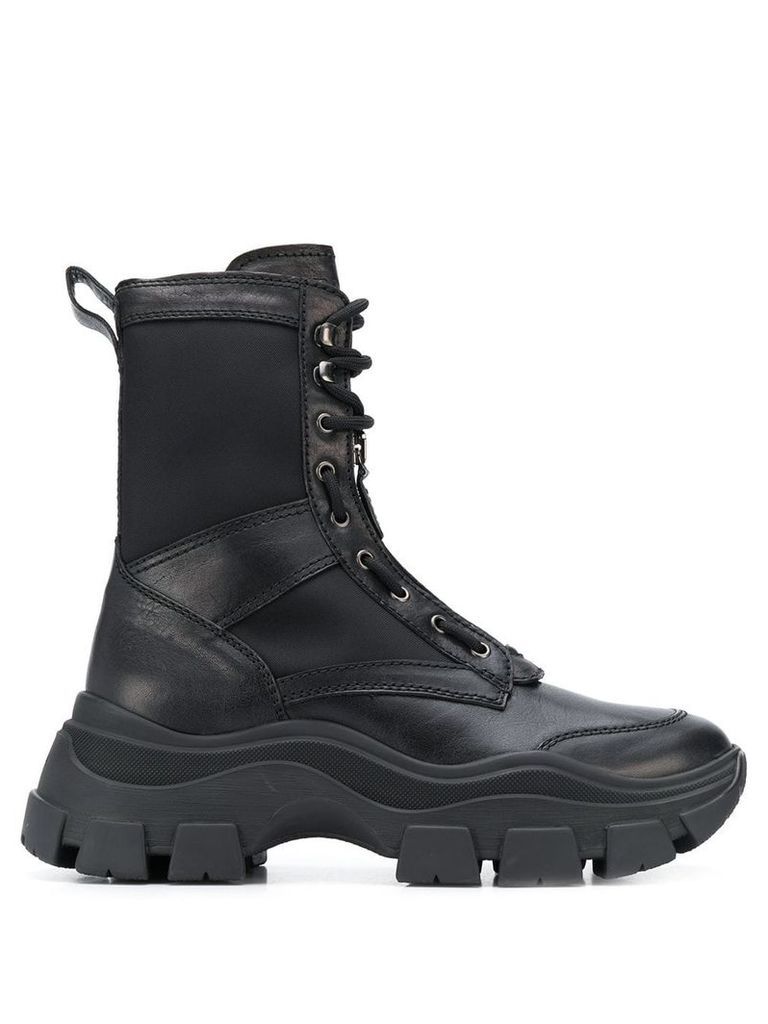 Prada chunky sole boots - Black
