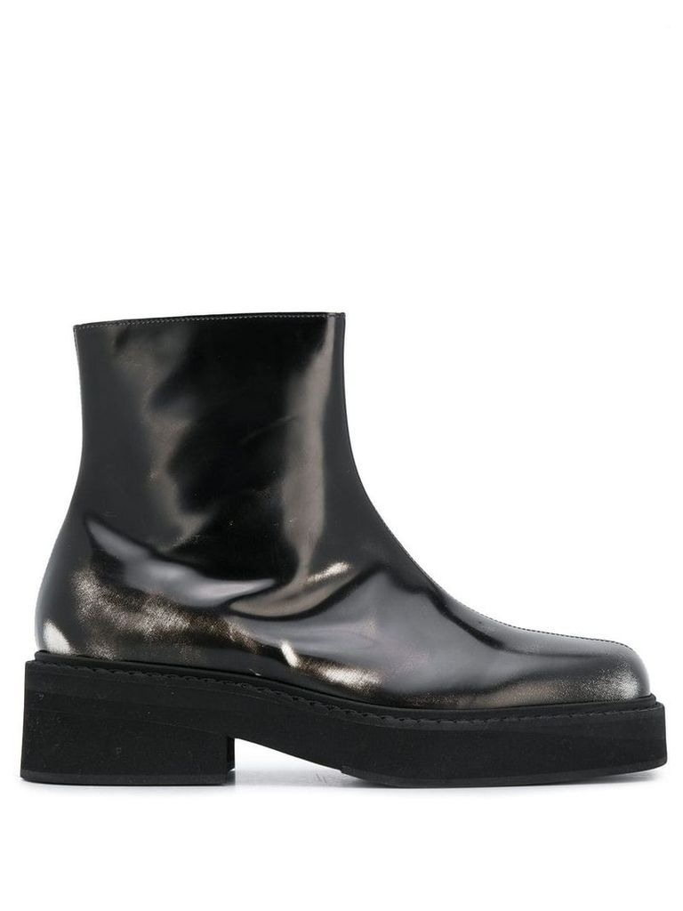Marni side zip ankle boots - Black