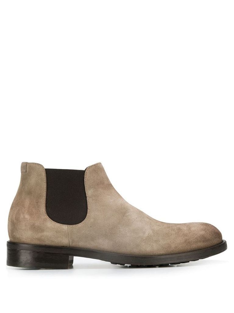 Doucal's slip-on suede chelsea boots - Grey
