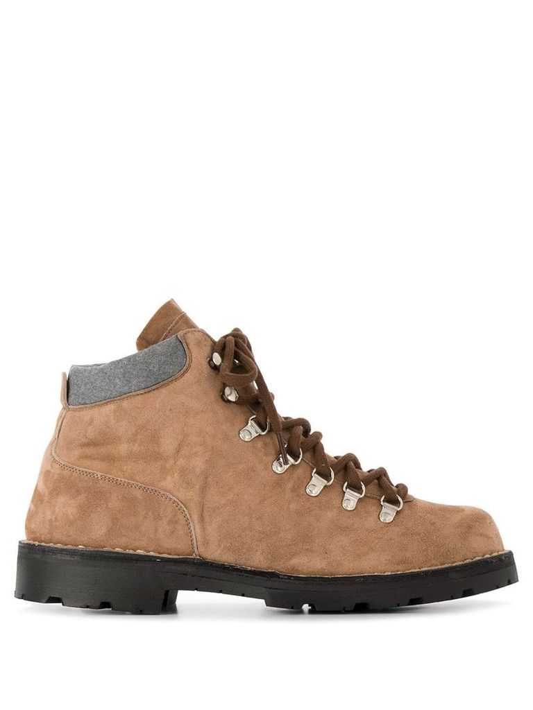 Andrea Ventura lace-up ankle boots - NEUTRALS