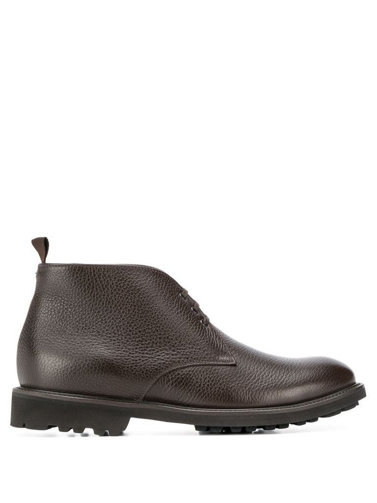 Corneliani lace up boots - Brown