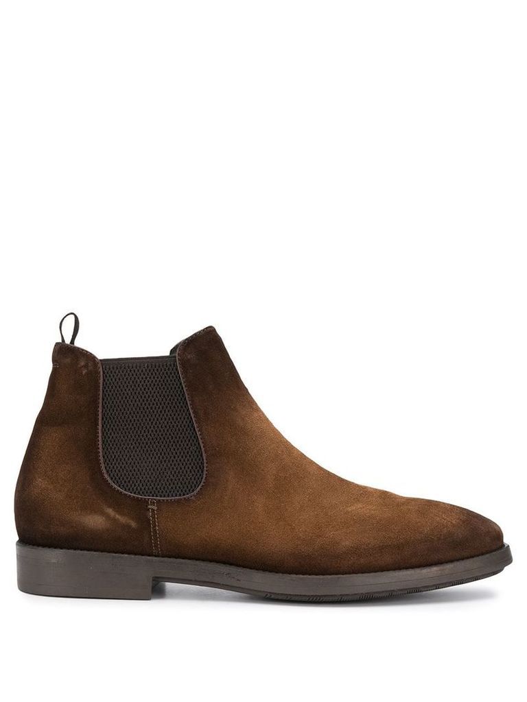 Officine Creative suede Chelsea boots - Brown