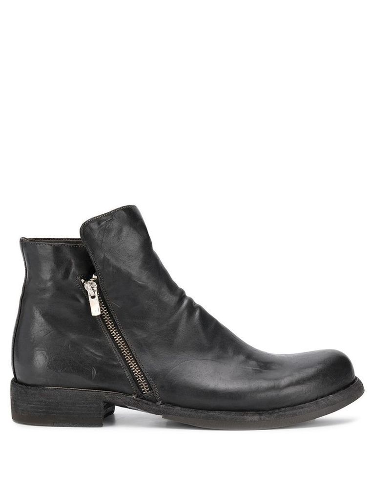 Officine Creative Magnete zipped boots - Black