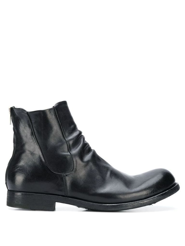 Officine Creative worn-look ankle boots - Black