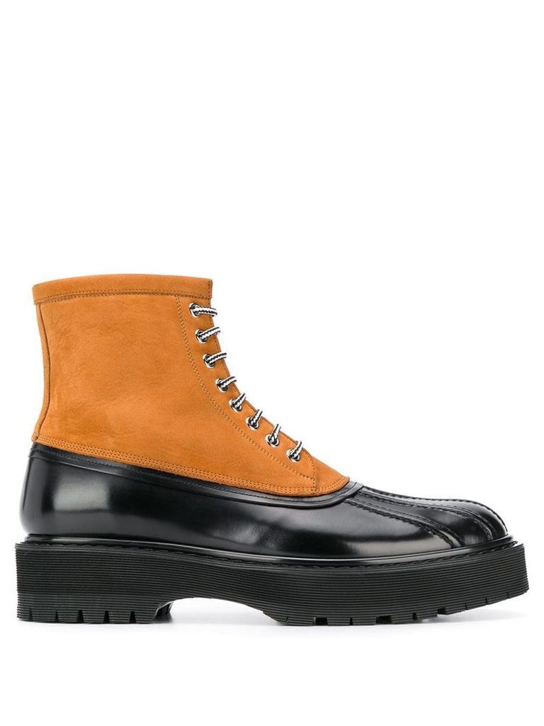 Givenchy dual-tone hybrid boots - Black