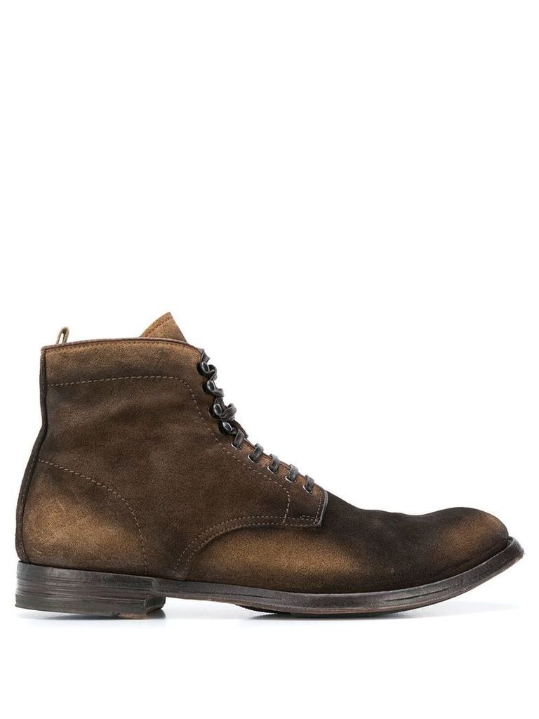 Officine Creative lace-up boots - Brown