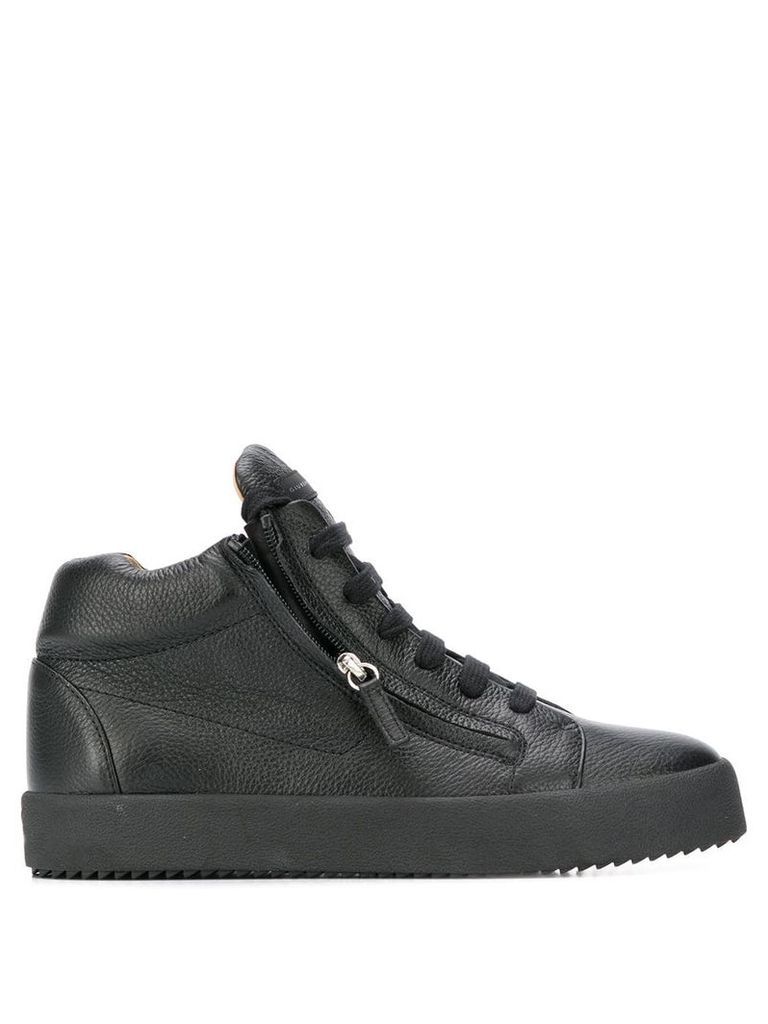 Giuseppe Zanotti Justy zip-up sneakers - Black