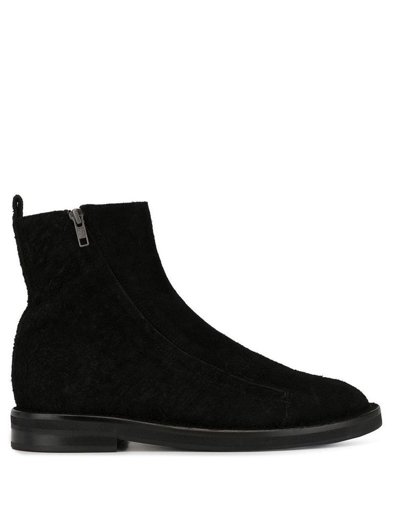Ann Demeulemeester zip up ankle boots - Black