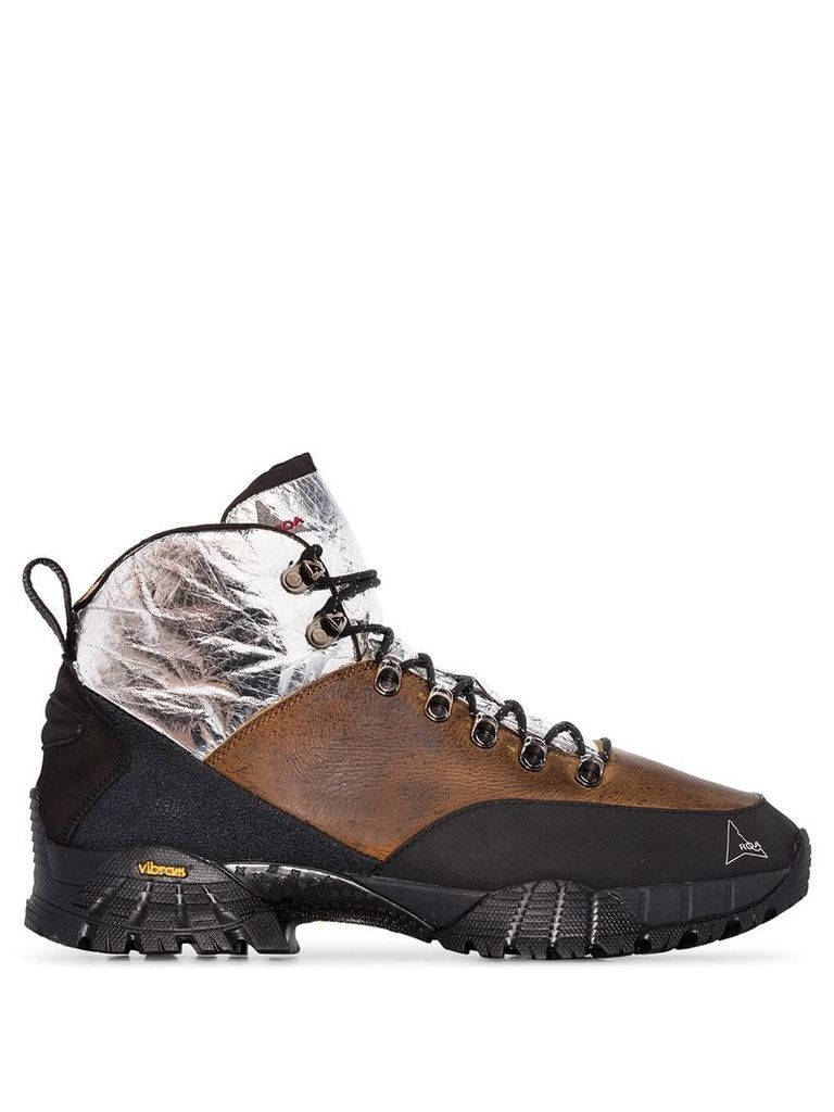Roa Andreas panelled hiking boots - Brown