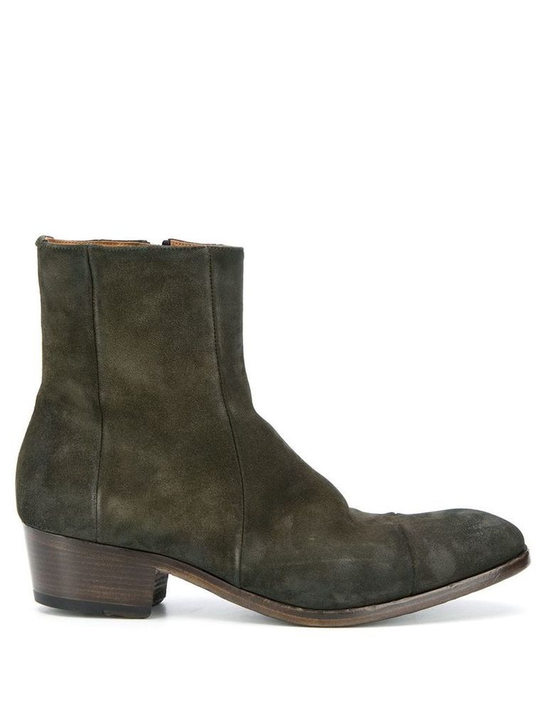 Silvano Sassetti suede ankle boots - Green