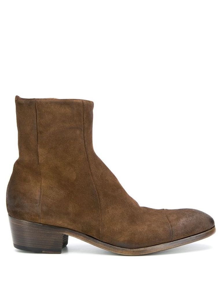 Silvano Sassetti suede ankle boots - Brown