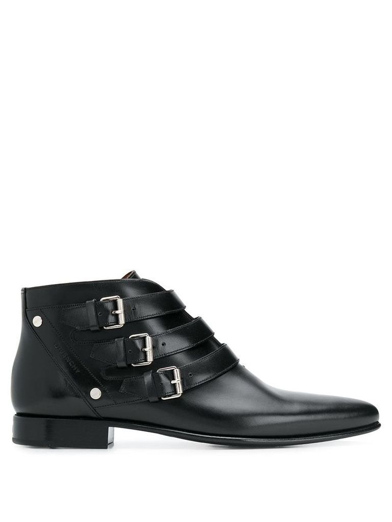 Givenchy buckle detail boots - Black