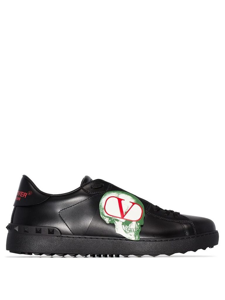 Valentino Valentino Garavani x Undercover logo-patch sneakers - Black
