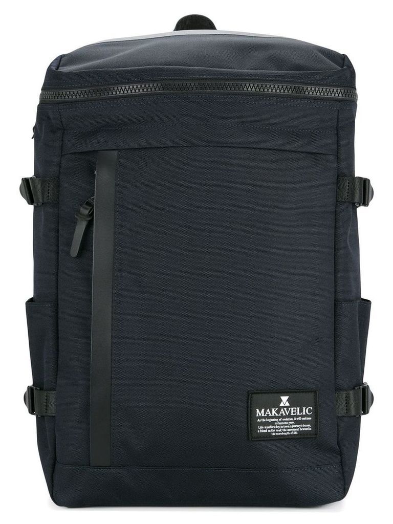 Makavelic rectangle backpack - Blue