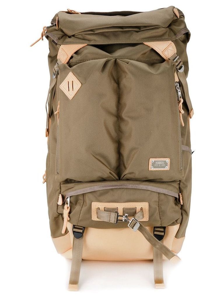 As2ov Ballistic nylon 2pocket backpack - Brown