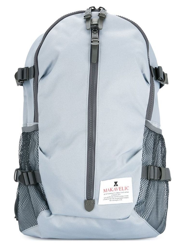 Makavelic large zip backpack - Blue