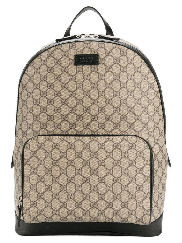 Gucci GG Supreme backpack - Brown