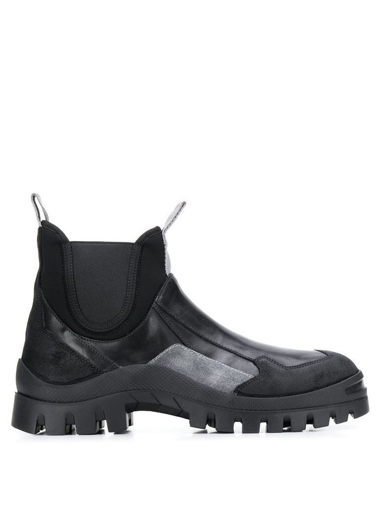 Premiata colour block boots - Black