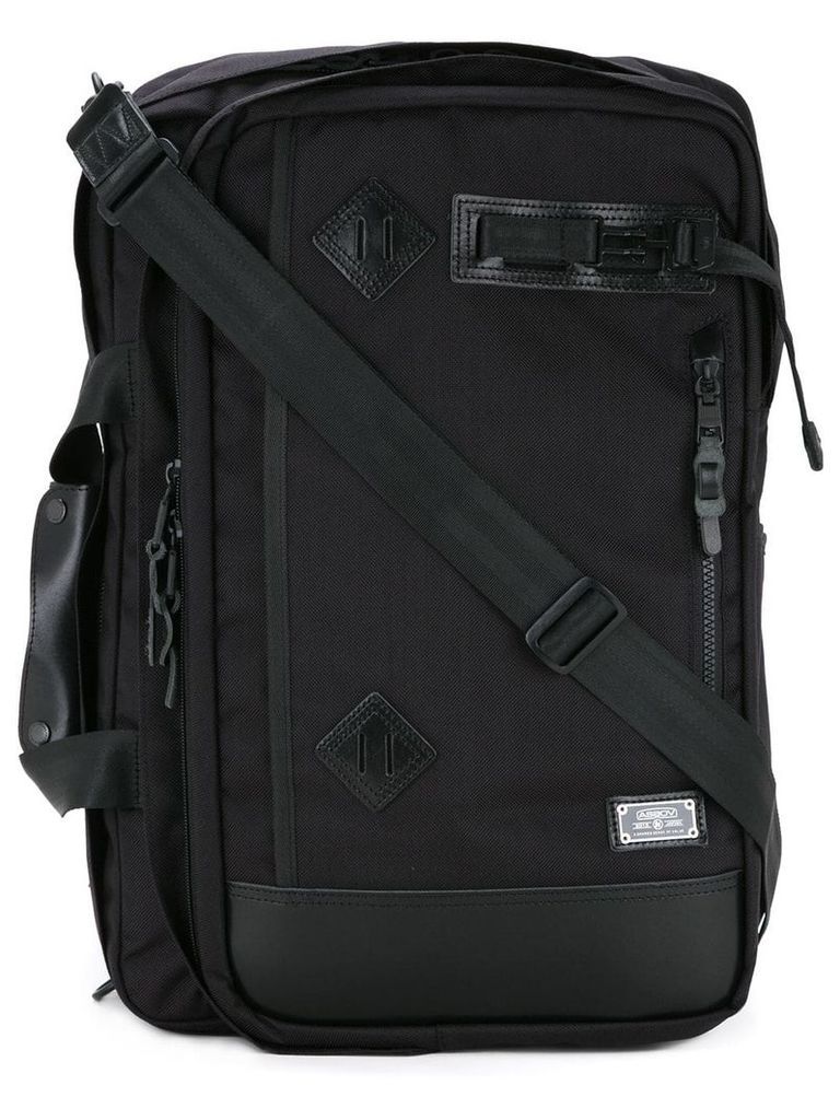 As2ov Ballistic nylon 3way backpack - Black