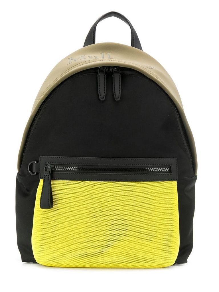 Mulberry Mesh panel backpack - Black