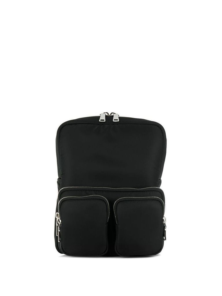Prada utility pocket backpack - Black