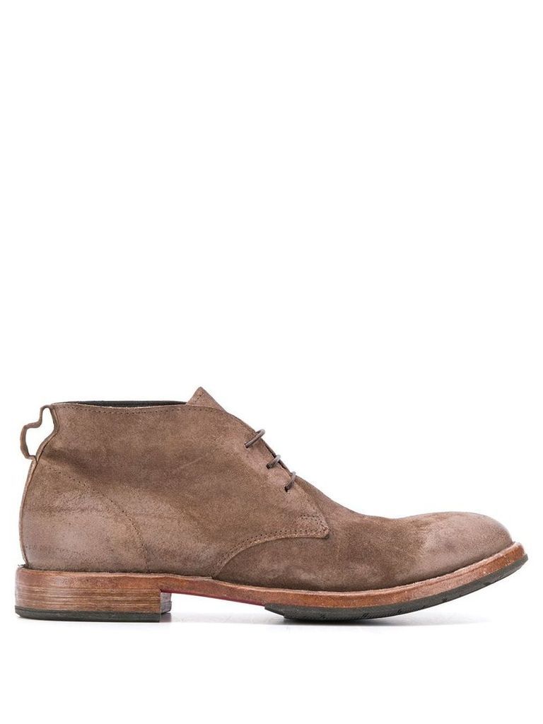 Moma Low lace-up desert boots - Brown