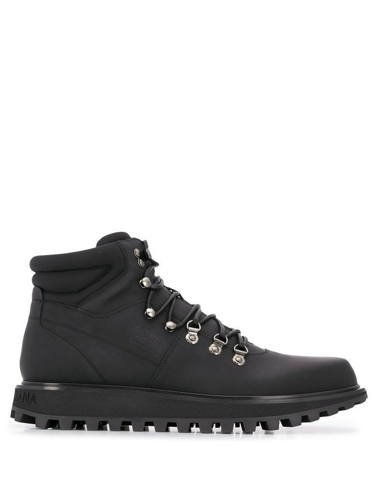 Dolce & Gabbana hiking style boots - Black