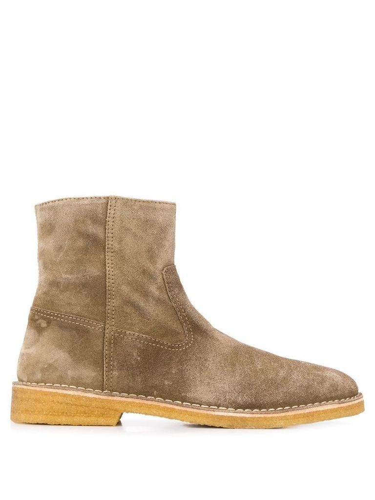 Isabel Marant zipped ankle boots - NEUTRALS