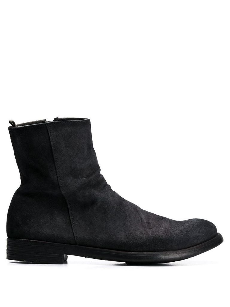 Officine Creative distressed ankle boots - Black